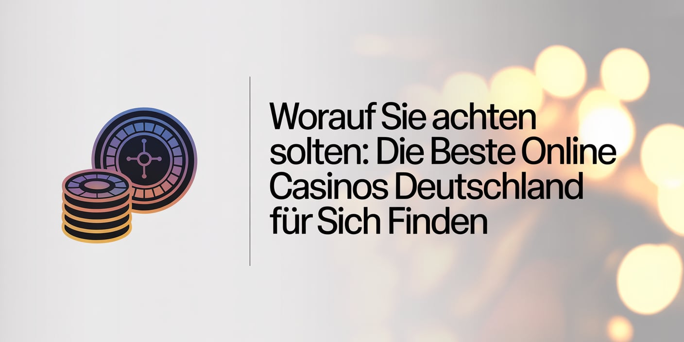 Worauf Sie achten sollten: Die beste Online Casinos Deutschland für sich finden