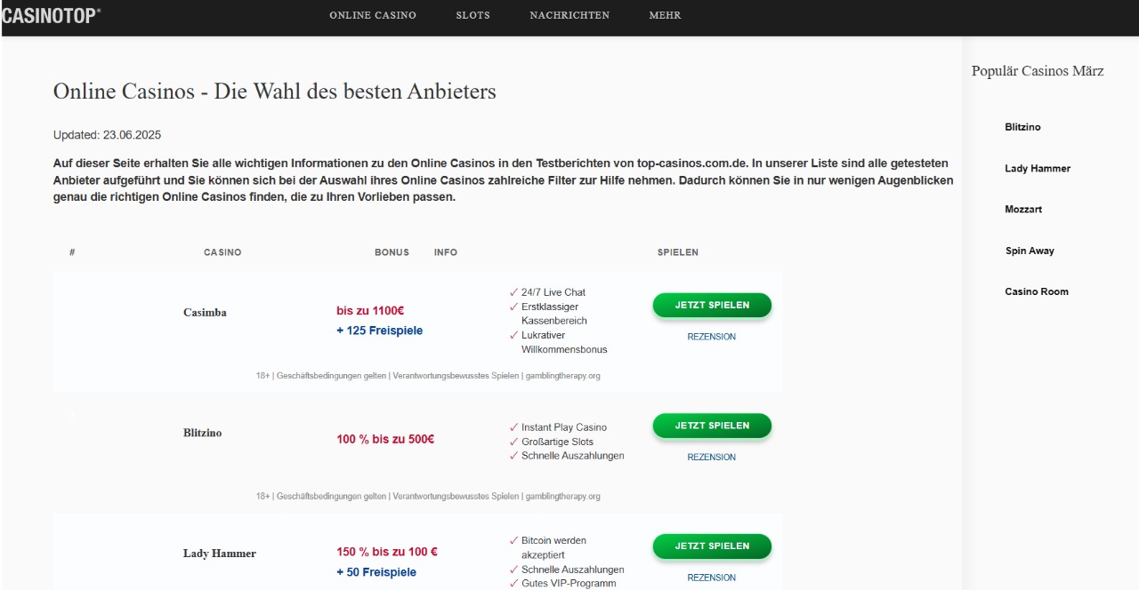 Worauf Sie achten sollten: Die beste Online Casinos Deutschland für sich finden
